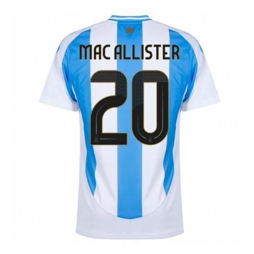 Pánský Fotbalový dres Argentina Alexis Mac Allister #20 Copa America 2024 Domácí Krátký Rukáv